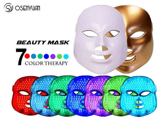 China El fotón del color de la mascarilla de la terapia de la luz del acné LED de la lucha 7 llevó el rejuvenecimiento de la piel distribuidor